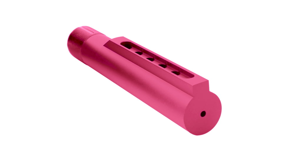 Tiger Rock AR-15 6-Position Mil-Spec Stock Buffer Tube, Cerakote, Pink, Medium, T-M-PNK