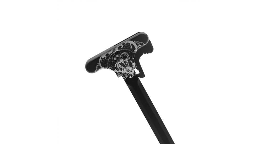 Tiger Rock AR-15 Charging Handle, Jack and Sally, Black, Small, CH223-NIGHTMARE