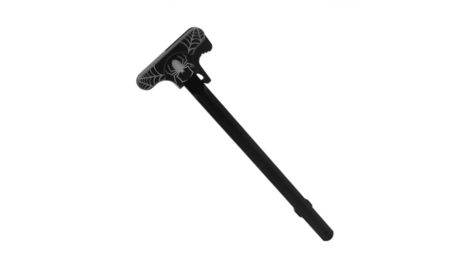 Tiger Rock AR-15 Charging Handle, Spider and Web, Black, Small, CH223-SPIDER