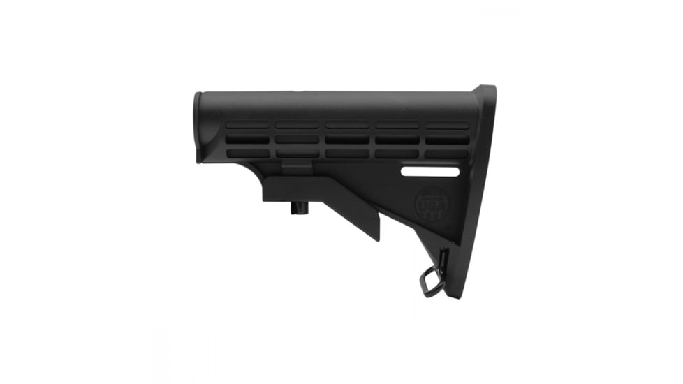 Tiger Rock AR-15 Collapsible Standard Version Stock Body, Mil Spec, Cerakote, Black, Medium, ST003M-USA