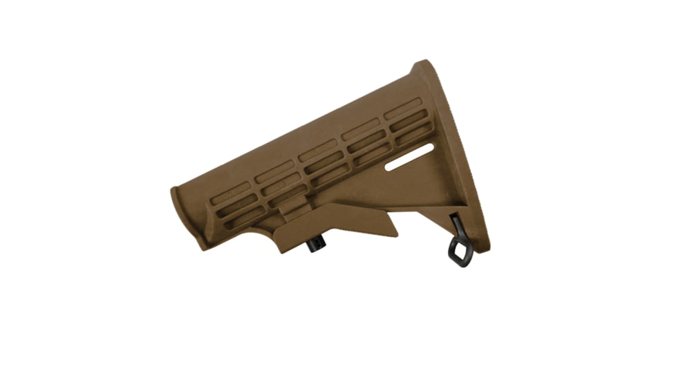 Tiger Rock AR-15 Collapsible Standard Version Stock Body, Mil Spec, Cerakote, Burnt Bronze, Medium, ST003M-BBR