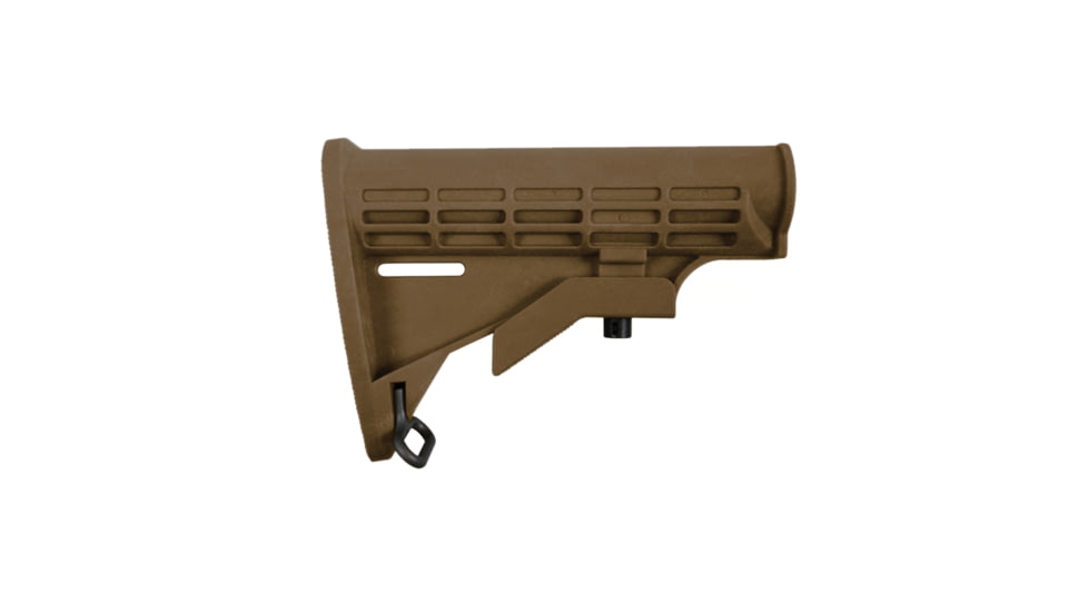 Tiger Rock AR-15 Collapsible Standard Version Stock Body, Mil Spec, Cerakote, Burnt Bronze, Medium, ST003M-BBR