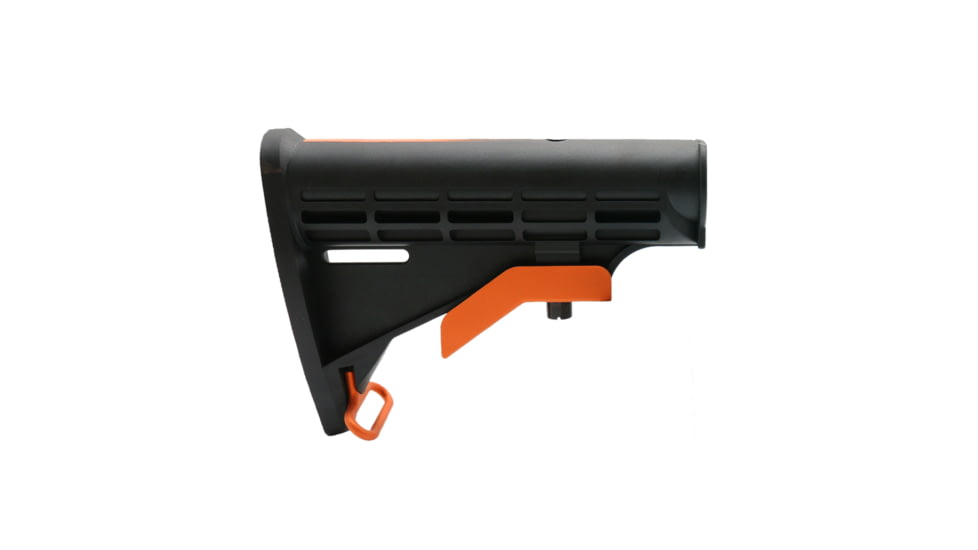 Tiger Rock AR-15 Collapsible Standard Version Stock Body, Mil Spec, Cerakote Gradient, Organge, Medium, ST003M-USA-ORG-GRADIENT