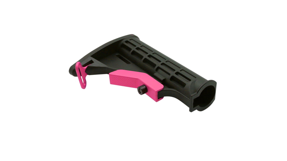 Tiger Rock AR-15 Collapsible Standard Version Stock Body, Mil Spec, Cerakote Gradient, Pink, Medium, ST003M-USA-PNK-GRADIENT