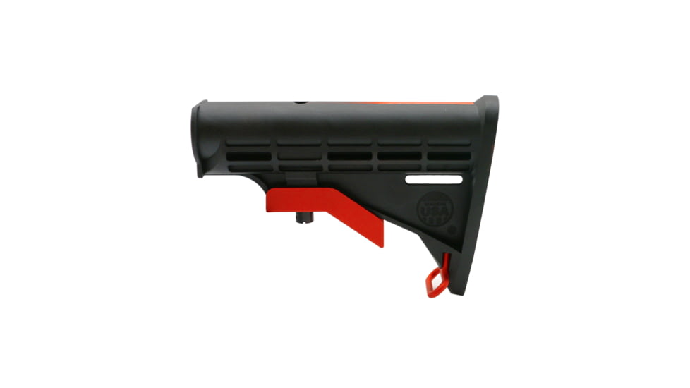 Tiger Rock AR-15 Collapsible Standard Version Stock Body, Mil Spec, Cerakote Gradient, Red, Medium, ST003M-USA-RED-GRADIENT