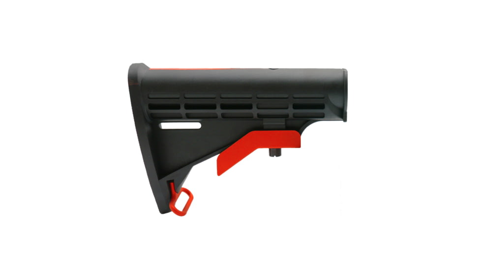 Tiger Rock AR-15 Collapsible Standard Version Stock Body, Mil Spec, Cerakote Gradient, Red, Medium, ST003M-USA-RED-GRADIENT