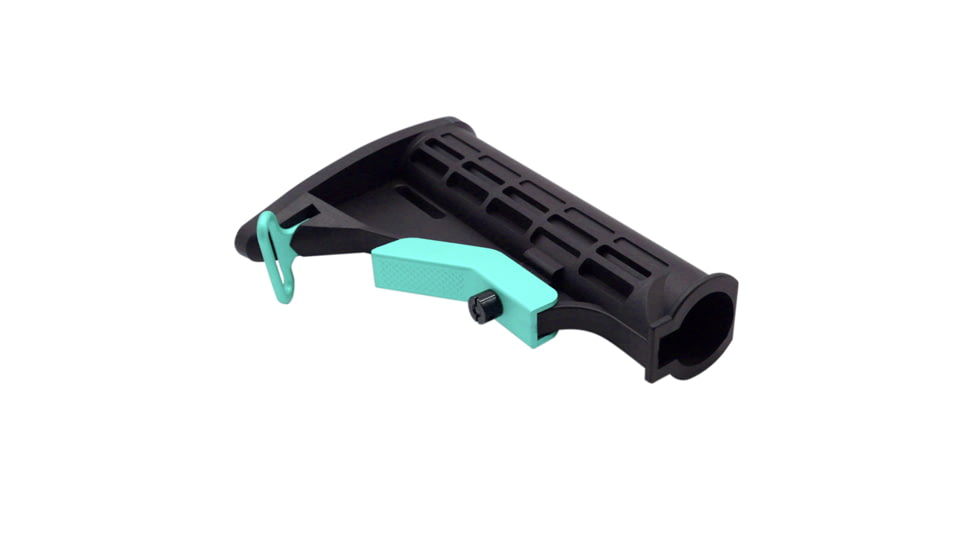 Tiger Rock AR-15 Collapsible Standard Version Stock Body, Mil Spec, Cerakote Gradient, Robins Egg, Medium, ST003M-USA-RGB-GRADIENT