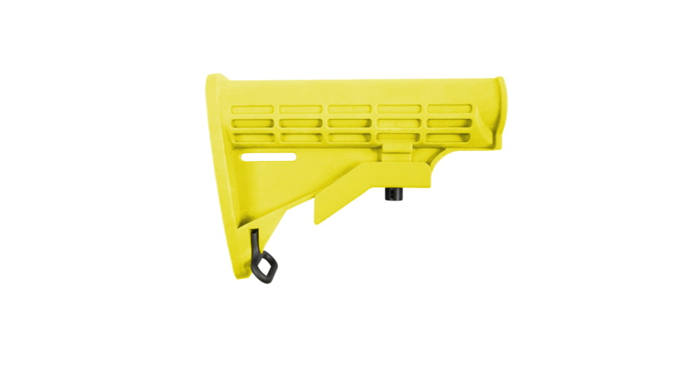 Tiger Rock AR-15 Collapsible Standard Version Stock Body, Mil Spec, Cerakote, Lemon, Medium, ST003M-LEM