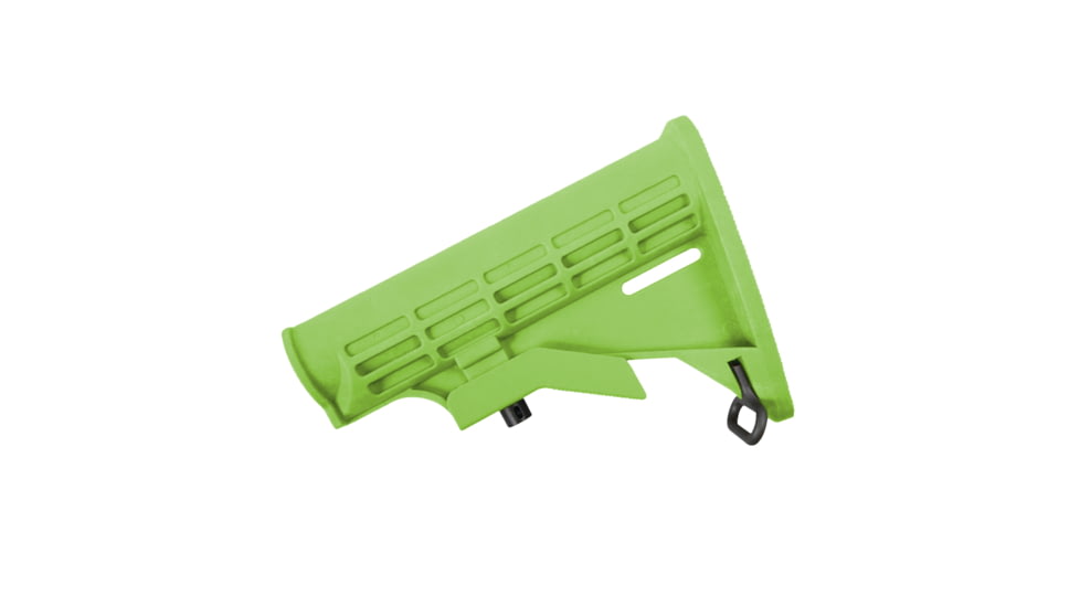 Tiger Rock AR-15 Collapsible Standard Version Stock Body, Mil Spec, Cerakote, Zombie Green, Medium, ST003M-ZBG