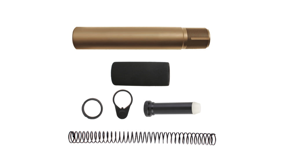 Tiger Rock AR-15 Complete Pistol Buffer Tube Kit, Cerakote, Burnt Bronze, Medium, ST007P-BBR