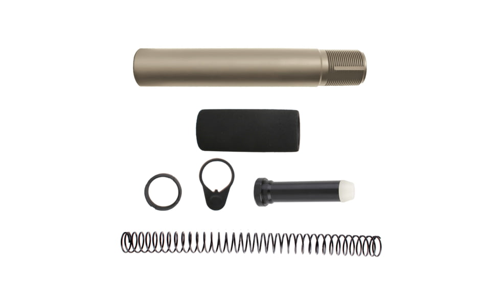 Tiger Rock AR-15 Complete Pistol Buffer Tube Kit, Cerakote, FDE, Medium, ST007P-FDE