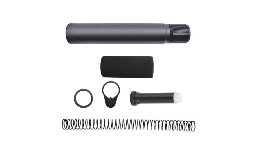 Tiger Rock AR-15 Complete Pistol Buffer Tube Kit, Cerakote, Grey, Medium, ST007P-SGY