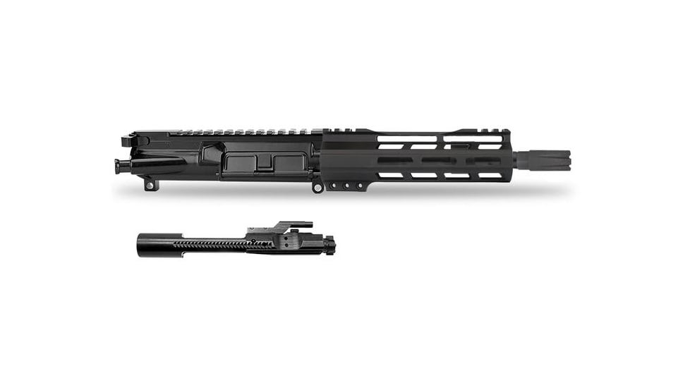 Tiger Rock AR-15 Complete Upper Receiver, Hybrid, 5.56mm, 17in, 7.5in Barrel, M4, Pistol, 1x7 Twist, 1/2x28 Thread, 7in M-Lok Handguard, Flash Suppressor, Nitride, Anodized, Black, UB15-P7.5-FML.TC.7-MBR15LC