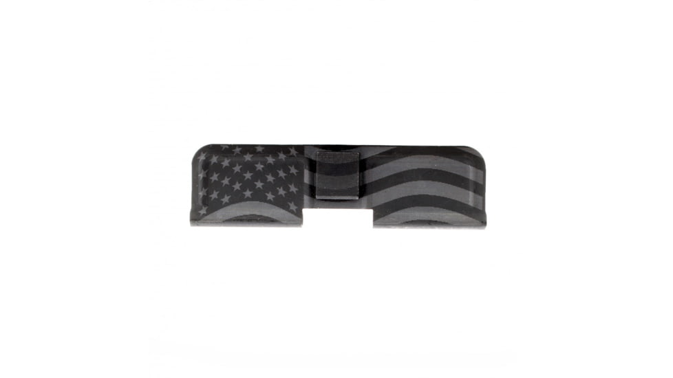 Tiger Rock AR-15 Dust Cover w/ Flag Engraving, Black, Small, DC223-USA