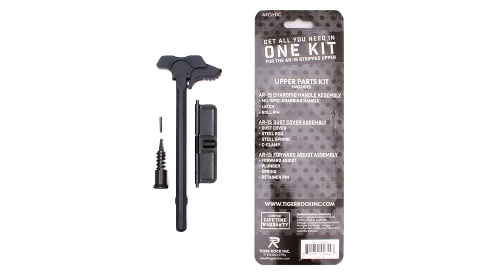 Tiger Rock AR-15 Extended Latch Charng Handle, Forward Assist and Ejection Cover Door, ARCHDC#
