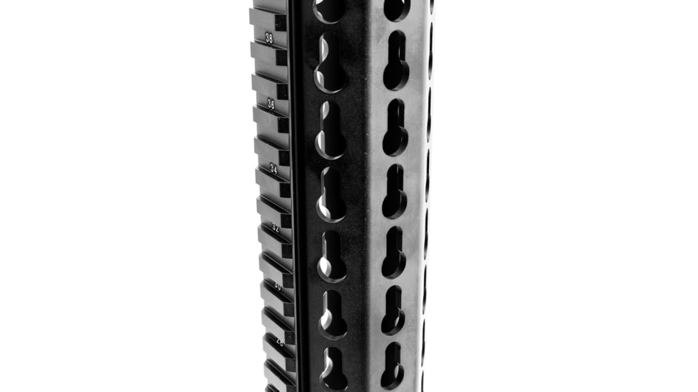 Tiger Rock AR-15 Keymod Handguard, 16&quot;, Extra Long, Free Float, w/Steel Barrel Nut, Black, FKM16
