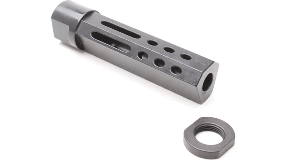 Tiger Rock AR-15 Muzzle Brake .223/5.56 1/2x28 TPI 3.5in with Equalizer Designs, Includes Jam Nut, MBD21