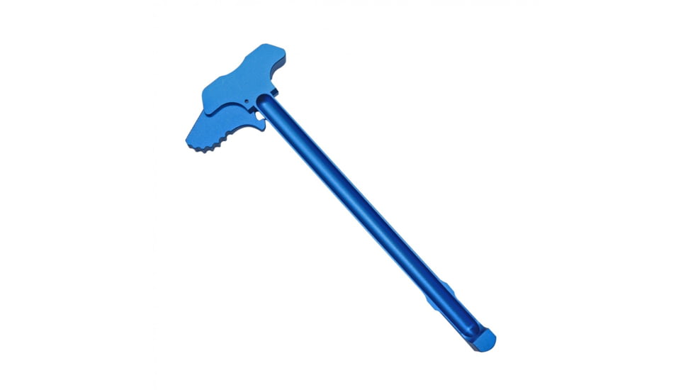 Tiger Rock AR-15 Tactical BAT Style Charging Handle w/ Oversized Latch Non-Slip, Blue, Small, CHBS223-BL