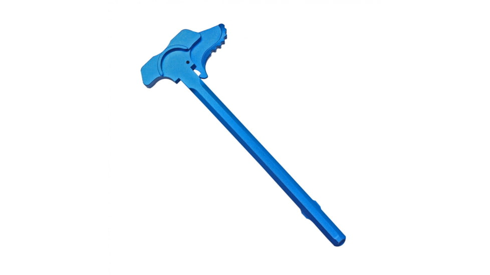 Tiger Rock AR-15 Tactical BAT Style Charging Handle w/ Oversized Latch Non-Slip, Blue, Small, CHBS223-BL