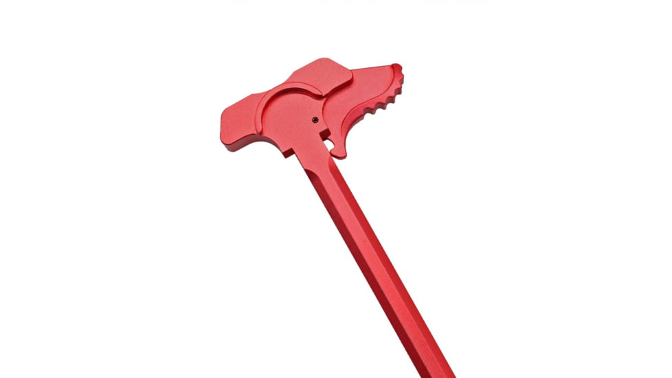 Tiger Rock AR-15 Tactical BAT Style Charging Handle w/ Oversized Latch Non-Slip, Red, Small, CHBS223-R