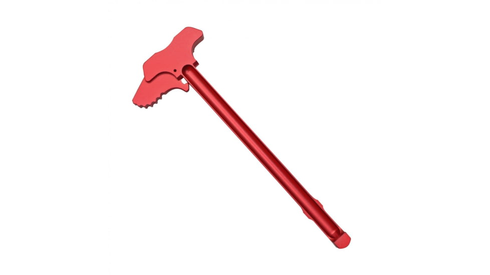 Tiger Rock AR-15 Tactical BAT Style Charging Handle w/ Oversized Latch Non-Slip, Red, Small, CHBS223-R