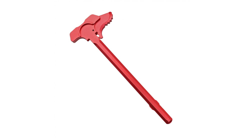 Tiger Rock AR-15 Tactical BAT Style Charging Handle w/ Oversized Latch Non-Slip, Red, Small, CHBS223-R