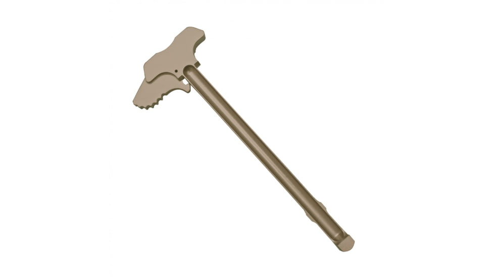 Tiger Rock AR-15 Tactical BAT Style Charging Handle w/ Oversized Latch Non-Slip, Tan, Small, CHBS223-T