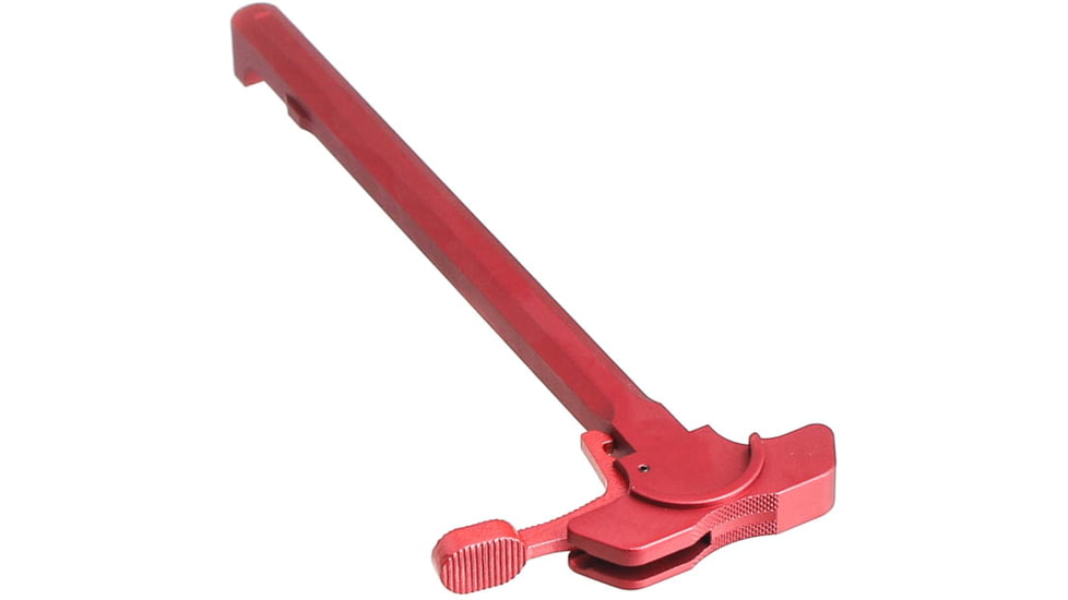 Tiger Rock AR-15 Tactical Battle Hammer Style Charging Handle Assembly w/ Oversized Non-Slip Latch, Red, CHBH05-R