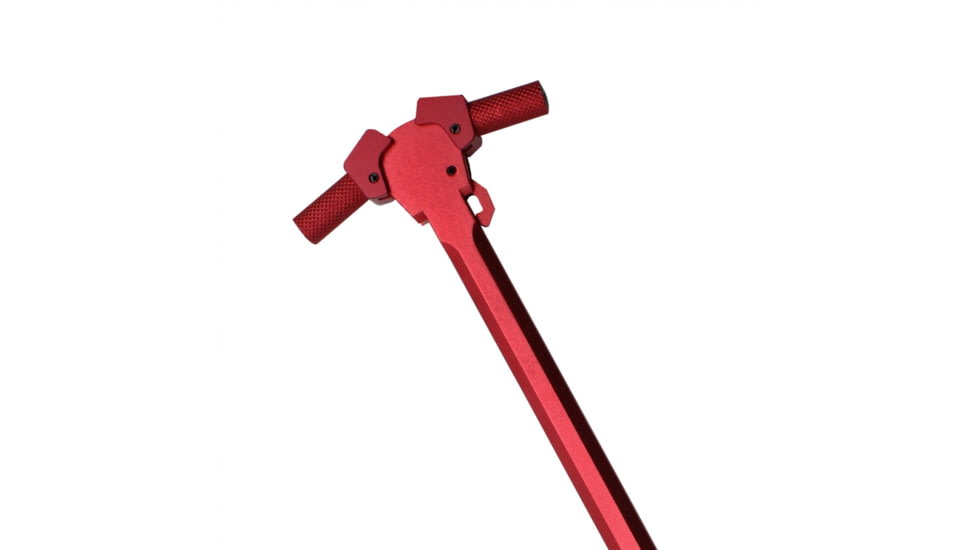 Tiger Rock AR-15 Tactical Charging Handle, Ambidextrous, Red, Small, CH223-AMBI-R
