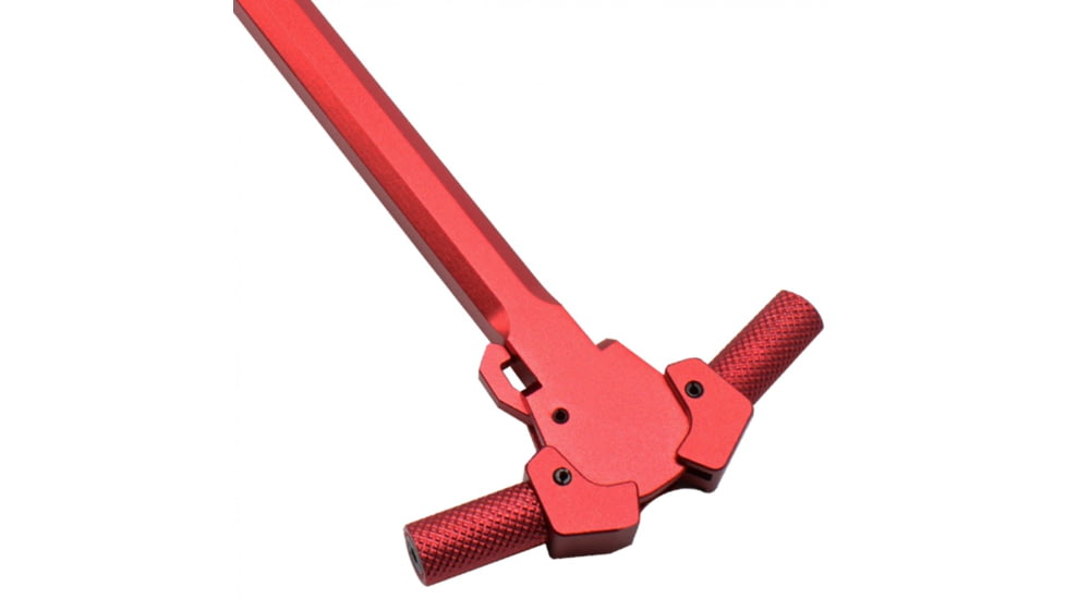Tiger Rock AR-15 Tactical Charging Handle, Ambidextrous, Red, Small, CH223-AMBI-R