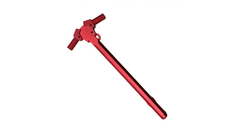 Tiger Rock AR-15 Tactical Charging Handle, Ambidextrous, Red, Small, CH223-AMBI-R