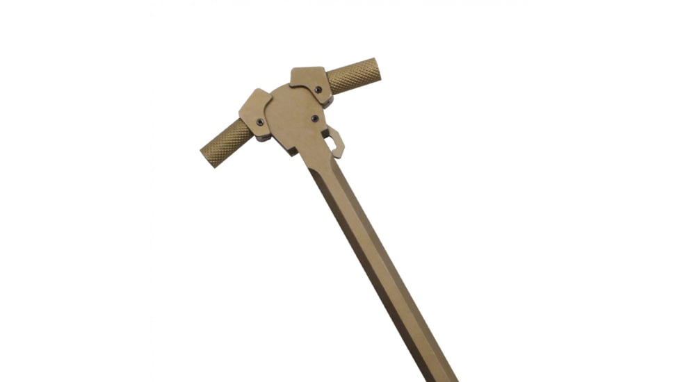 Tiger Rock AR-15 Tactical Charging Handle, Ambidextrous, Tan, Small, CH223-AMBI-T