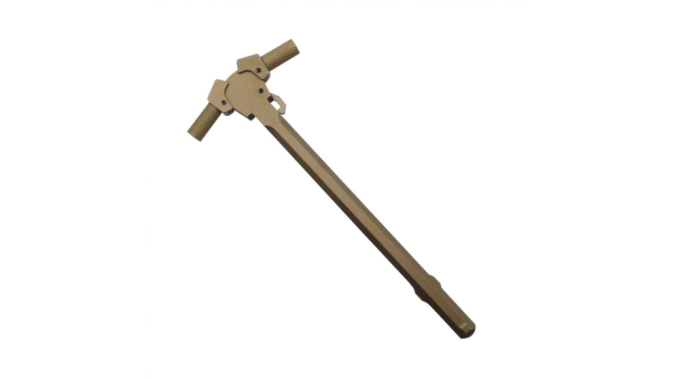 Tiger Rock AR-15 Tactical Charging Handle, Ambidextrous, Tan, Small, CH223-AMBI-T