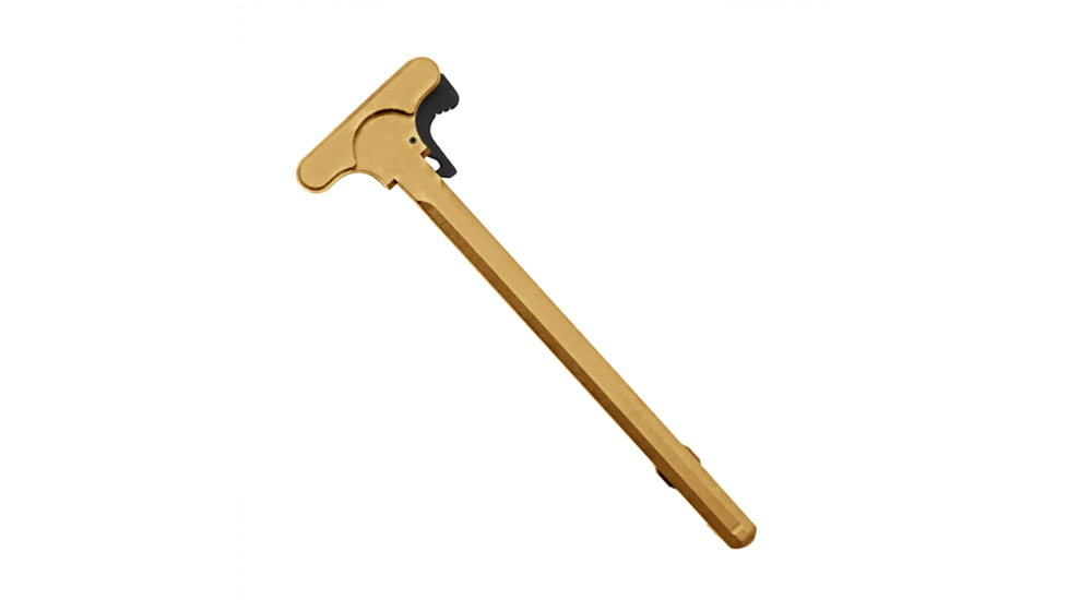 Tiger Rock AR-15 Tactical Charging Handle, Cerakote, Gold, Small, CH223-GLD-LATCH-01