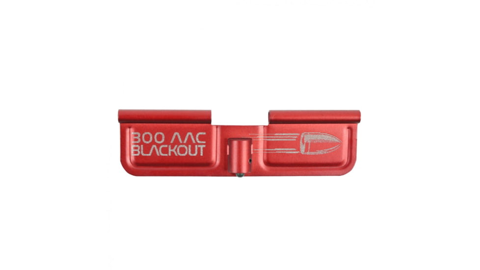 Tiger Rock AR-300 Patriotic Engraving w/ 300 ACC Blackout Ejection Port Cover, Red, Small, EDC-P300-R