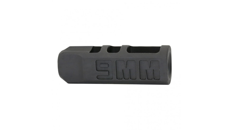 Tiger Rock AR-9 Flatline Compensator, 1/2X36 Thread Pitch, Black, Small, MBPCC9A