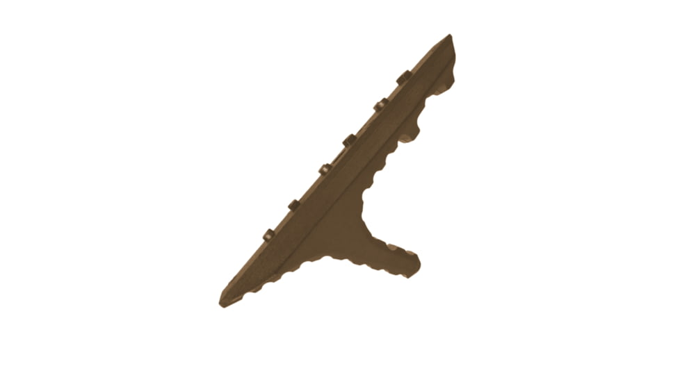 Tiger Rock AR M-LOK Polymer Hand Stop, Cerakote, Burnt Bronze, Small, HS001-BBR
