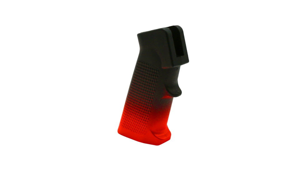 Tiger Rock AR Standard A2 Pistol Grip, Cerakote, Gradient, Red, Small, A2GRIPS-RED-GRADIENT