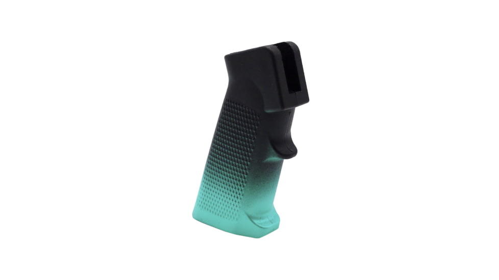 Tiger Rock AR Standard A2 Pistol Grip, Cerakote, Gradient, Robins Egg, Small, A2GRIPS-RGB-GRADIENT