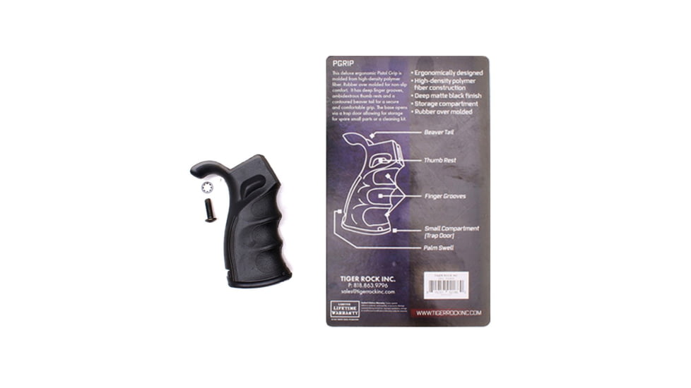 Tiger Rock AR Tactical Erogonomically Hybrid Pistol Grip, PGRIP#