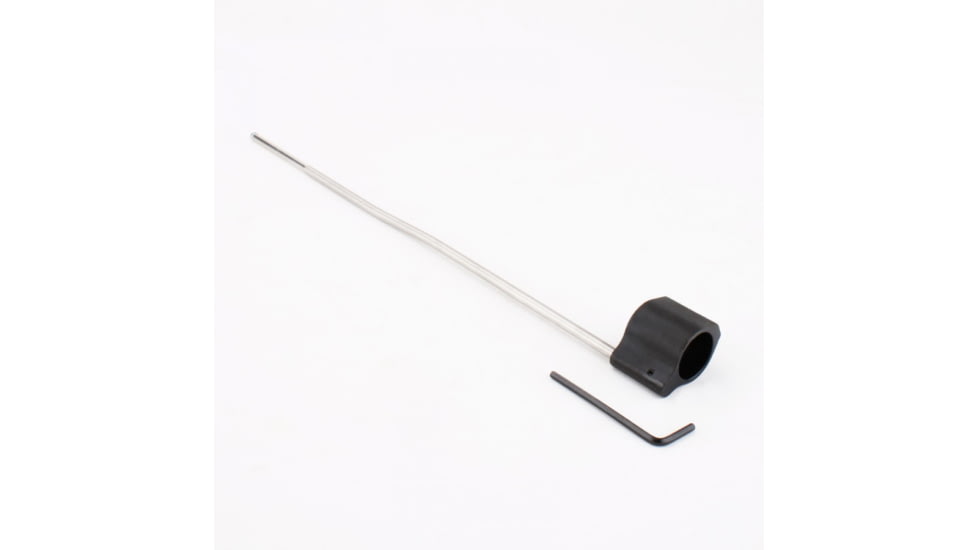 Tiger Rock Assembled .750 Low Profile Micro Gas Block and Sliver Mid Length Gas Tube, Black, Small, GTMGB#