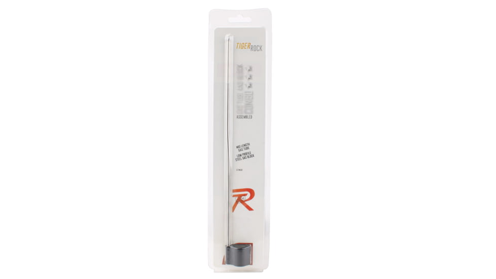 Tiger Rock Assembled .750 Low Profile Micro Gas Block and Sliver Mid Length Gas Tube, Black, Small, GTMGB#