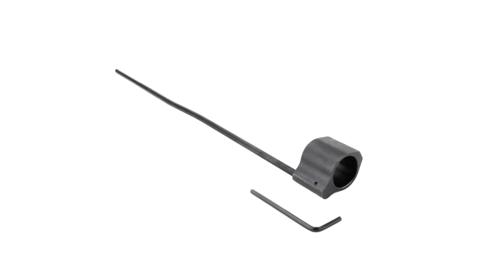 Tiger Rock Assembled .750 Low Profile Micro Gas Block and Sliver Mid Length Length Gas Tube, Black, Small, GTMBGB#