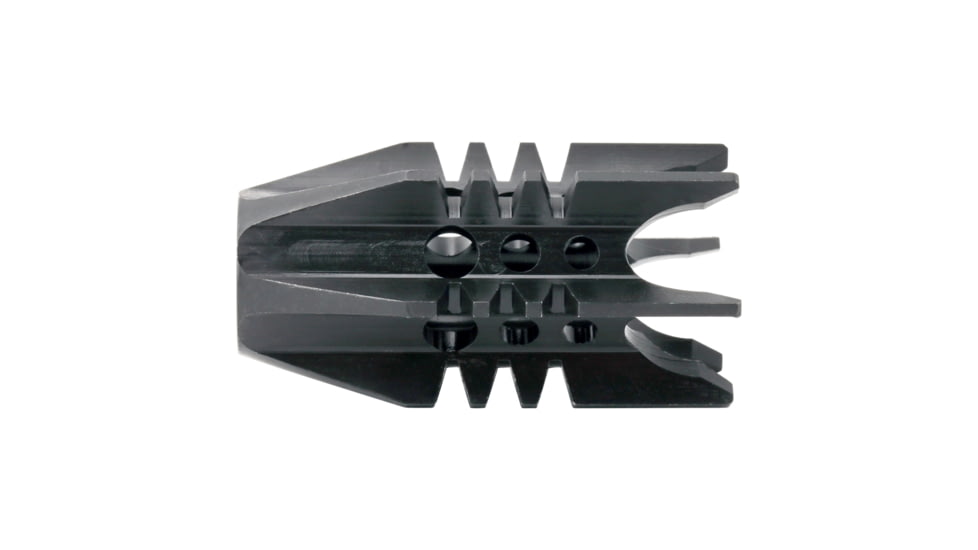Tiger Rock Booster Flash Hider, AR 9mm, 1/2x36 Thread Pitch, Black, Small, MBK49#