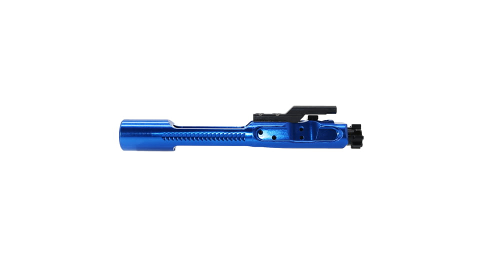 Tiger Rock Competition Bolt Carrier Group BCG, .223/5.56 Polished Aluminum Lightweight, Blue, Small, BCG-ALW-BL
