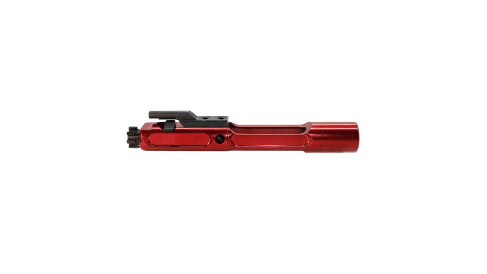 Tiger Rock Competition Bolt Carrier Group, .223/5.56 Polished Aluminum Lightweight, Red, Small, BCG-ALW-RD
