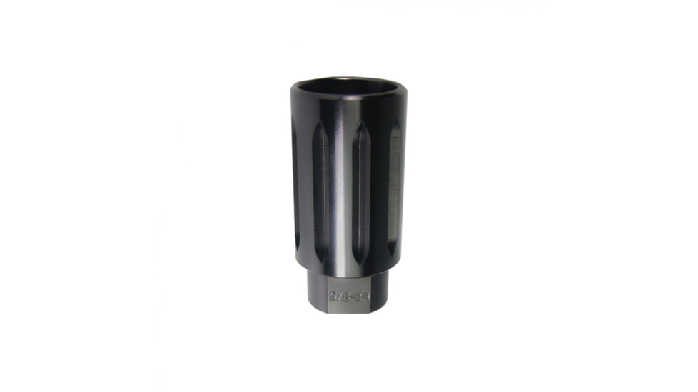 Tiger Rock Flash Can Muzzle Brake, AR-10, Aluminum, Black, Small, MB10-DVRT-V2-BLK