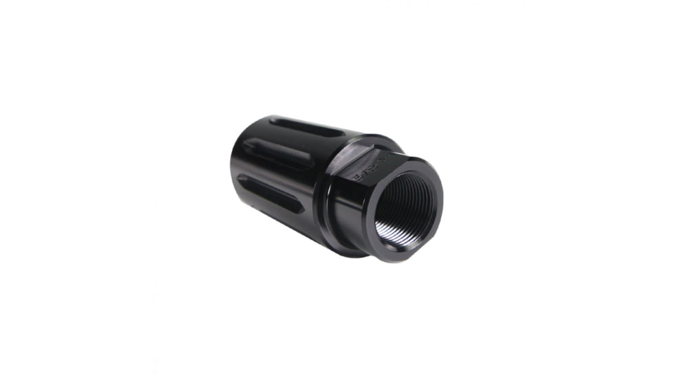 Tiger Rock Flash Can Muzzle Brake, AR-10, Aluminum, Black, Small, MB10-DVRT-V2-BLK