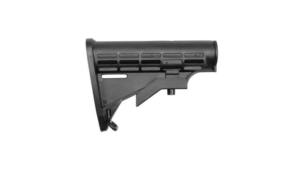 Tiger Rock Mil Spec Collapsible Standard Version Stock Body, AR-15, Black, Small, ST003M