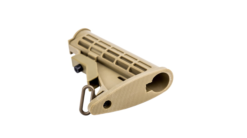 Tiger Rock Mil Spec Collapsible Standard Version Stock Body, AR-15, Tan, Small, ST003M-T